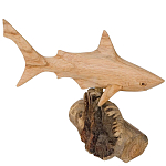 Статуэтка из дерева акула Animals of the World варинант исполнения - 5 | Loft Concept в Краснодаре