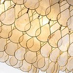 Люстра многоярусная с декором из натуральной морской ракушки Iridescent Light варинант исполнения - 5 | Loft Concept в Краснодаре