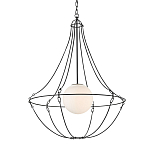 Подвесной светильник из тонких прутьев в форме колокола Forged Thin Rods варинант исполнения - 3 | Loft Concept в Краснодаре