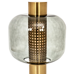 Настольная лампа со стеклянным плафоном Elario Metal Glass Table Lamp варинант исполнения - 2 | Loft Concept в Краснодаре