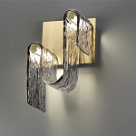 Бра волнистой формы из фактурного стекла Wave варинант исполнения - 3 | Loft Concept в Краснодаре