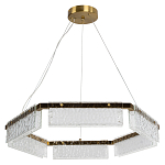 Светодиодная люстра с рельефным стеклом ICE GLASS 70 варинант исполнения - 2 | Loft Concept в Краснодаре