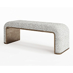 Банкетка Forli с элегантными латунными вставками  варинант исполнения - 1 | Loft Concept в Краснодаре