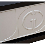 Тумбочка прикроватная с ящиком черно-серого цвета Noble Nightstand варинант исполнения - 3 | Loft Concept в Краснодаре