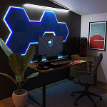 Гипсовая 3D панель с принтографией PM-52 варинант исполнения - 1 | Loft Concept в Краснодаре