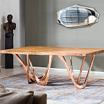 Обеденный стол прямоугольный с фигурными ножками G-table варинант исполнения - 2 | Loft Concept в Краснодаре