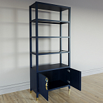 Стеллаж со стеклянными полками Elsa Dreams Blue варинант исполнения - 3 | Loft Concept в Краснодаре