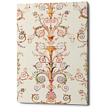 Постер на холсте с изображением ангела и растительных орнаментов Raffael Angel Poster варинант исполнения - 2 | Loft Concept в Краснодаре