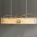 Люстра прямоугольная из фактурного стекла Chandelier Beam варинант исполнения - 5 | Loft Concept в Краснодаре