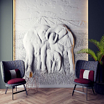 Барельеф ELEPHANTS варинант исполнения - 2 | Loft Concept в Краснодаре