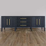 Большая VT-тумба Primo шпон Черный дуб варинант исполнения - 2 | Loft Concept в Краснодаре