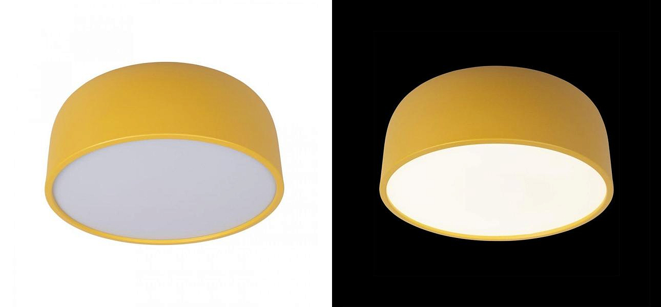 Светильник потолочный круглый Color cup Yellow Светильник потолочный круглый Color cup Yellow - Loft-Concept в Краснодаре