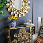 Ваза округлой формы с бело-синим цветочным орнаментом Blue & White Ornament  варинант исполнения - 4 | Loft Concept в Краснодаре