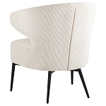 Современное мягкое кресло на металлических ножках Rakush Milk варинант исполнения - 4 | Loft Concept в Краснодаре