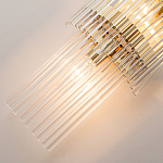 Бра с золотистым основанием и прозрачными трубками Nembus варинант исполнения - 4 | Loft Concept в Краснодаре