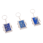 Зеркало брелок складное двухстороннее из натурального камня Лазурит Stone Mirrors варинант исполнения - 4 | Loft Concept в Краснодаре