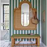 Скамья из ротанга с подушкой Mattia Rattan Bench варинант исполнения - 6 | Loft Concept в Краснодаре