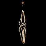 Подвесной светильник с декоративными элементами в виде кристаллов Smooth Shine варинант исполнения - 1 | Loft Concept в Краснодаре