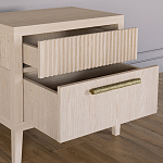 Прикроватная Тумбочка Primo с двумя ящиками Светлый дуб варинант исполнения - 6 | Loft Concept в Краснодаре