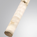 Подвесной светильник с плафоном в форме цилиндра из алебастра Cryptocrystalline Stone варинант исполнения - 5 | Loft Concept в Краснодаре