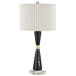 Настольная лампа с плиссированным цилиндрическим абажуром Tightened Waist варинант исполнения - 3 | Loft Concept в Краснодаре