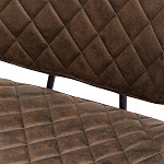 Стул с темно-коричневой обивкой из экокожи Benderson варинант исполнения - 8 | Loft Concept в Краснодаре