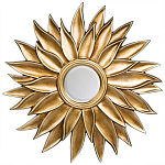 Зеркало-солнце с золотыми с лучами Rays of Peace варинант исполнения - 1 | Loft Concept в Краснодаре