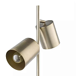 Настольная лампа золотистая на белом мраморном основании Streams of Light варинант исполнения - 4 | Loft Concept в Краснодаре