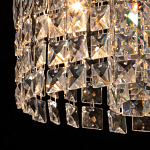 Потолочный светильник круглый с прозрачными подвесками Lunet варинант исполнения - 16 | Loft Concept в Краснодаре