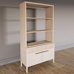 Стеллаж Primo с ящиками Светлый дуб  варинант исполнения - 2 | Loft Concept в Краснодаре