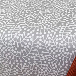 Постельное белье серого цвета с рисунком 200х220 см Blossom Essence варинант исполнения - 4 | Loft Concept в Краснодаре