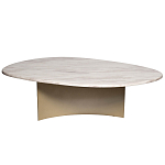 Стол журнальный овальный с контрастным основанием Subsequence варинант исполнения - 2 | Loft Concept в Краснодаре