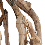 Люстра круглая в виде веток деревьев Natural Driftwood  варинант исполнения - 3 | Loft Concept в Краснодаре