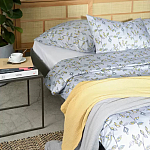 Постельное белье из сатина с рисунком 200х220 см Aurora Allure Sprout варинант исполнения - 4 | Loft Concept в Краснодаре