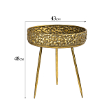 Столик дизайнерский Coth of gold варинант исполнения - 8 | Loft Concept в Краснодаре
