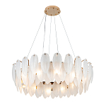 Люстра Mont Saint-Michel Золотая с Рельефным Стеклом варинант исполнения - 1 | Loft Concept в Краснодаре