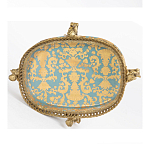 Чаша с орнаментом на ножках в виде бронзовых ангелов Eden Garden варинант исполнения - 4 | Loft Concept в Краснодаре