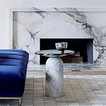 Дизайнерский журнальный стол с чёрной круглой столешницей Visanyp варинант исполнения - 1 | Loft Concept в Краснодаре