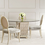 Стол обеденный круглый на зеркальном основании Spectacular Table варинант исполнения - 1 | Loft Concept в Краснодаре