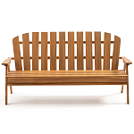 Садовая скамья из массива акации Ruth Wooden Bench варинант исполнения - 1 | Loft Concept в Краснодаре