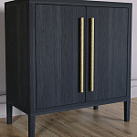 Современный Буфет Primo с 2 дверцами Черный дуб варинант исполнения - 3 | Loft Concept в Краснодаре