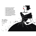 Megan Hess. Te Lttle Blk Dess варинант исполнения - 6 | Loft Concept в Краснодаре