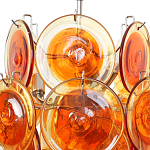 Люстра из оранжевых стеклянных дисков OrangeGlowing Reflectors варинант исполнения - 1 | Loft Concept в Краснодаре