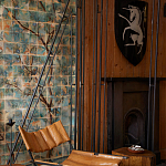 Обои ручная роспись Braganza Standard colourway on dyed paper варинант исполнения - 2 | Loft Concept в Краснодаре