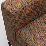 Мебельная ткань Шенилл терракотовый цвет 142 см T4-58 варинант исполнения - 8 | Loft Concept в Краснодаре