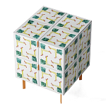 Тумба  с рисунком Short Pina Colada Orange варинант исполнения - 2 | Loft Concept в Краснодаре