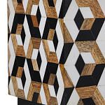 Настольная лампа с фигурным узором и трапециевидным абажуром Сonundrum варинант исполнения - 1 | Loft Concept в Краснодаре