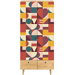 Шкаф с принтом The rebus of love варинант исполнения - 2 | Loft Concept в Краснодаре