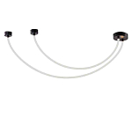 Подвесной светильник с двойными световыми дугами  Luke Lampco Tracer Lamp варинант исполнения - 1 | Loft Concept в Краснодаре