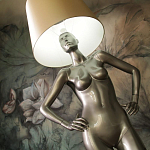 Лампа MANNEQUIN LAMP с абажуром руки на талии варинант исполнения - 9 | Loft Concept в Краснодаре